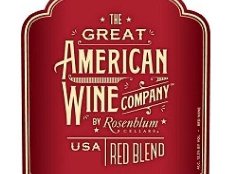 The Great American Wine Red Blend - 750ML Online now